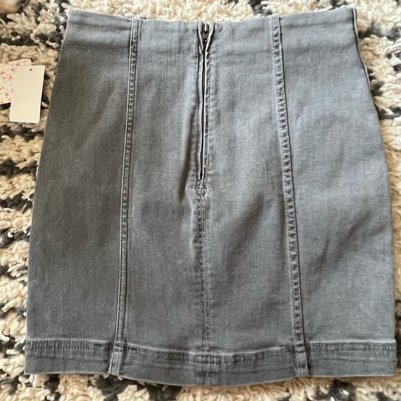 Free People Modern Femme Denim MiniSkirt - Picture 4 of 4